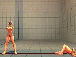 SSF4 AE - Chun-Li Nude Mod Intro Amp Cena De Vitória E Espelho Jogo Porn